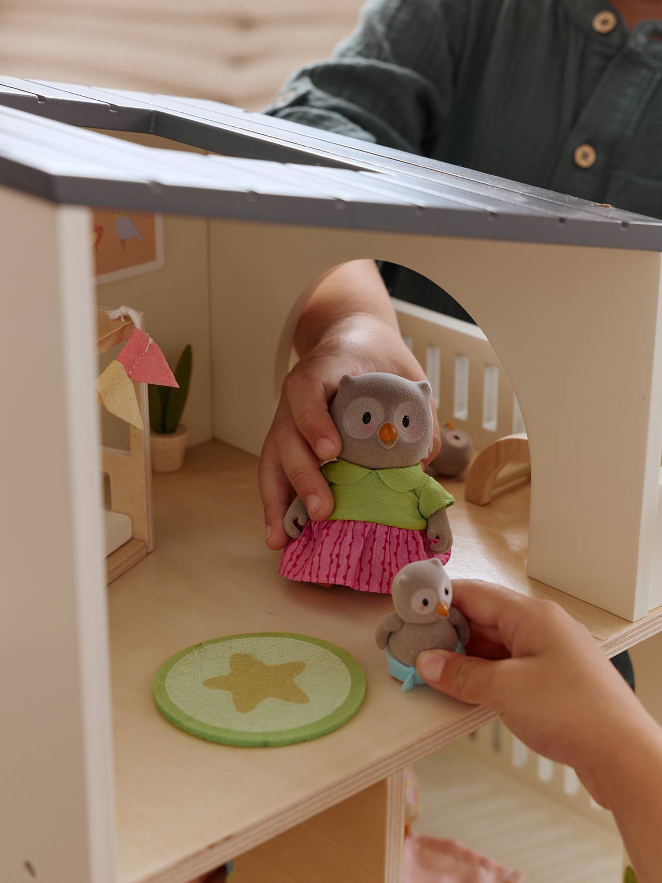 Maison moderne des amis en bois FSC bois