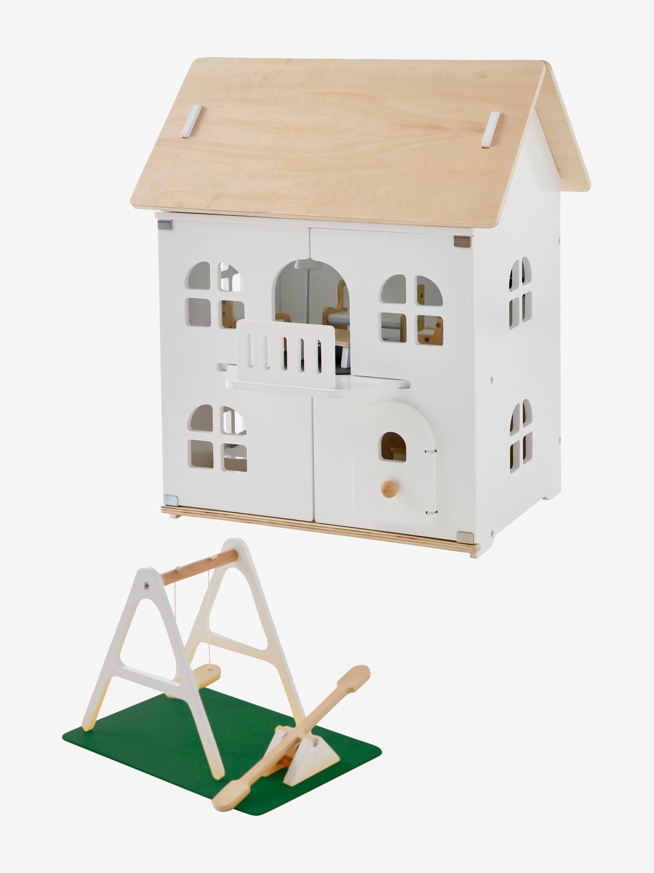 Maison romantique des amis des petits + mobilier en bois FSC blanc