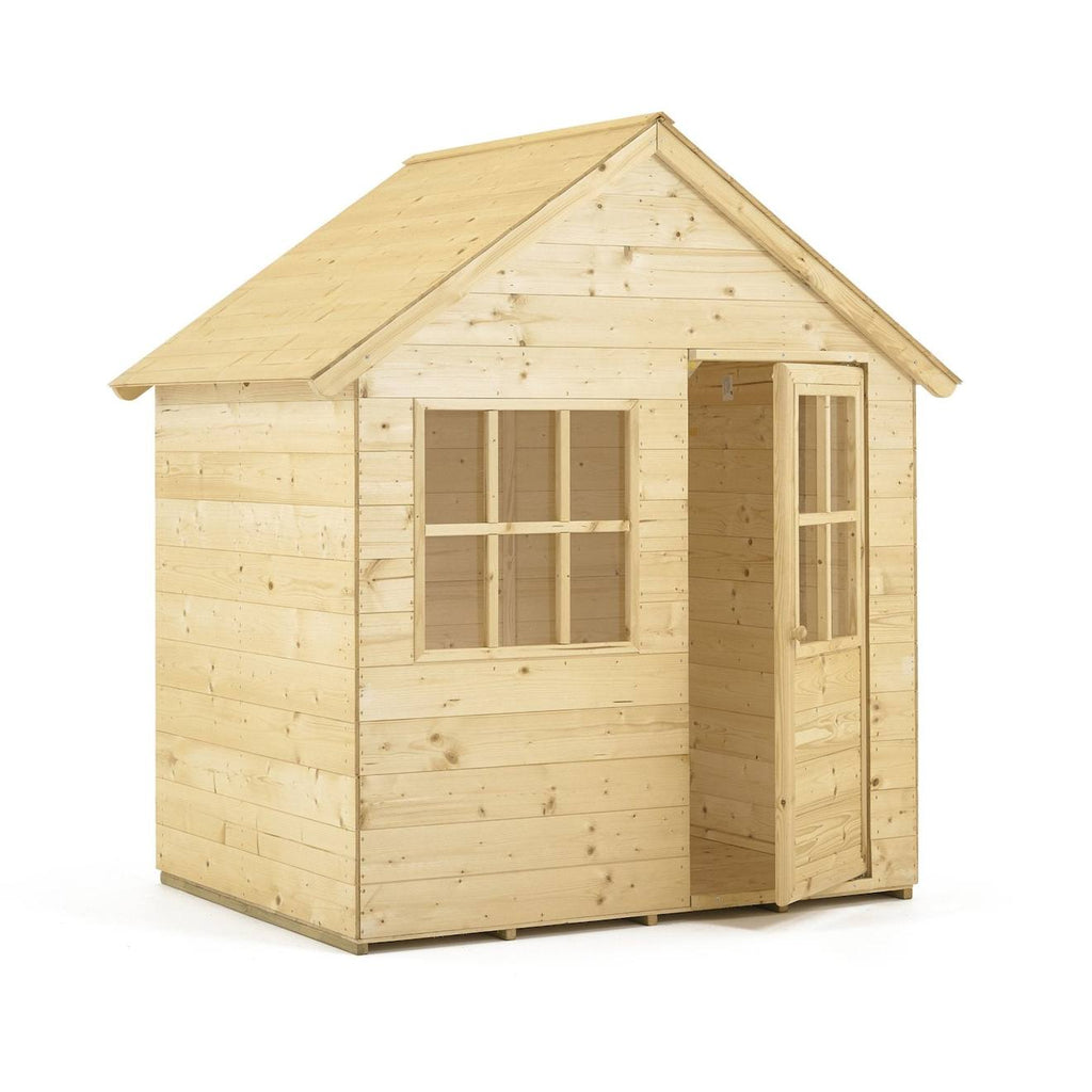 Maisonnette cabane enfant refuge bois FSC marron