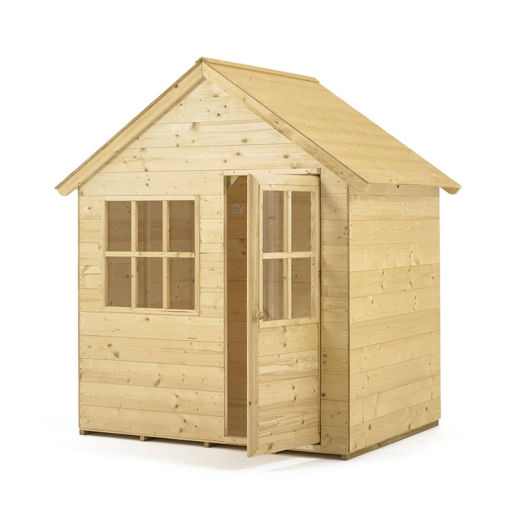 Maisonnette cabane enfant refuge bois FSC marron