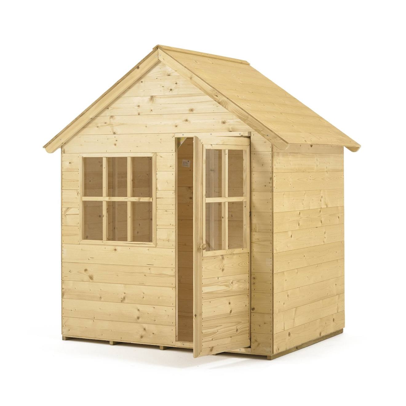 Maisonnette cabane enfant refuge bois FSC marron