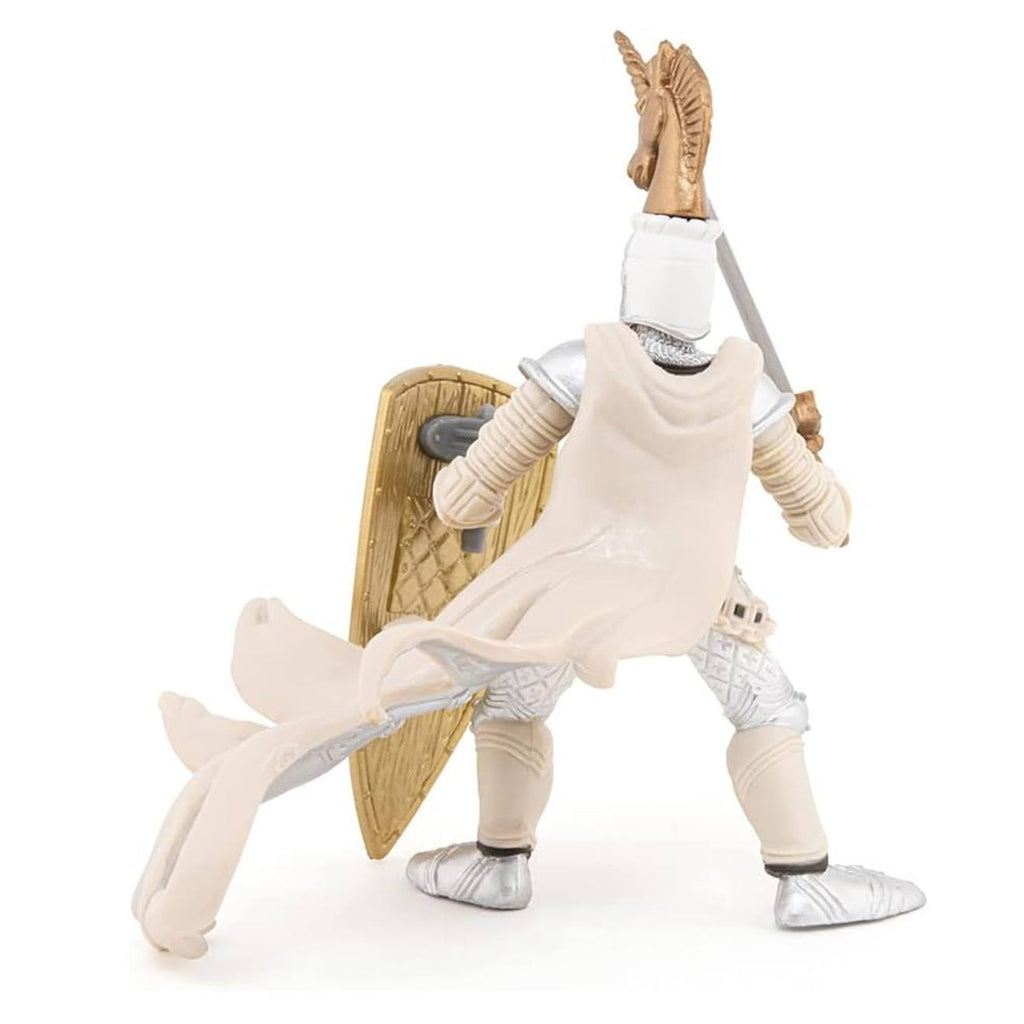 Maître cimier licorne blanc
