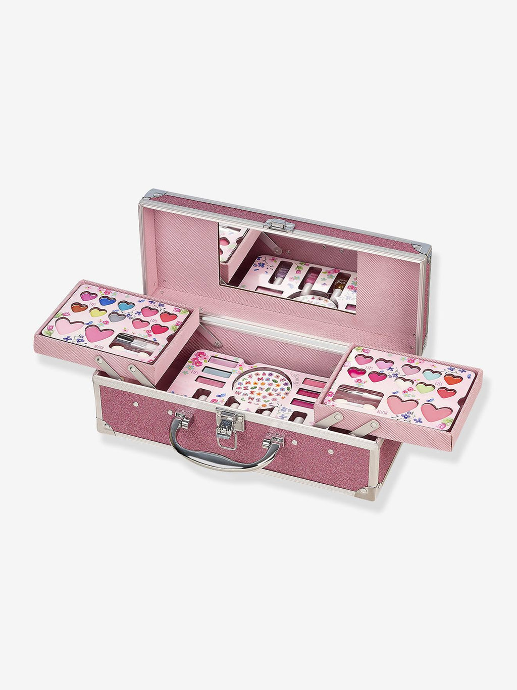 Malette de maquillage rose