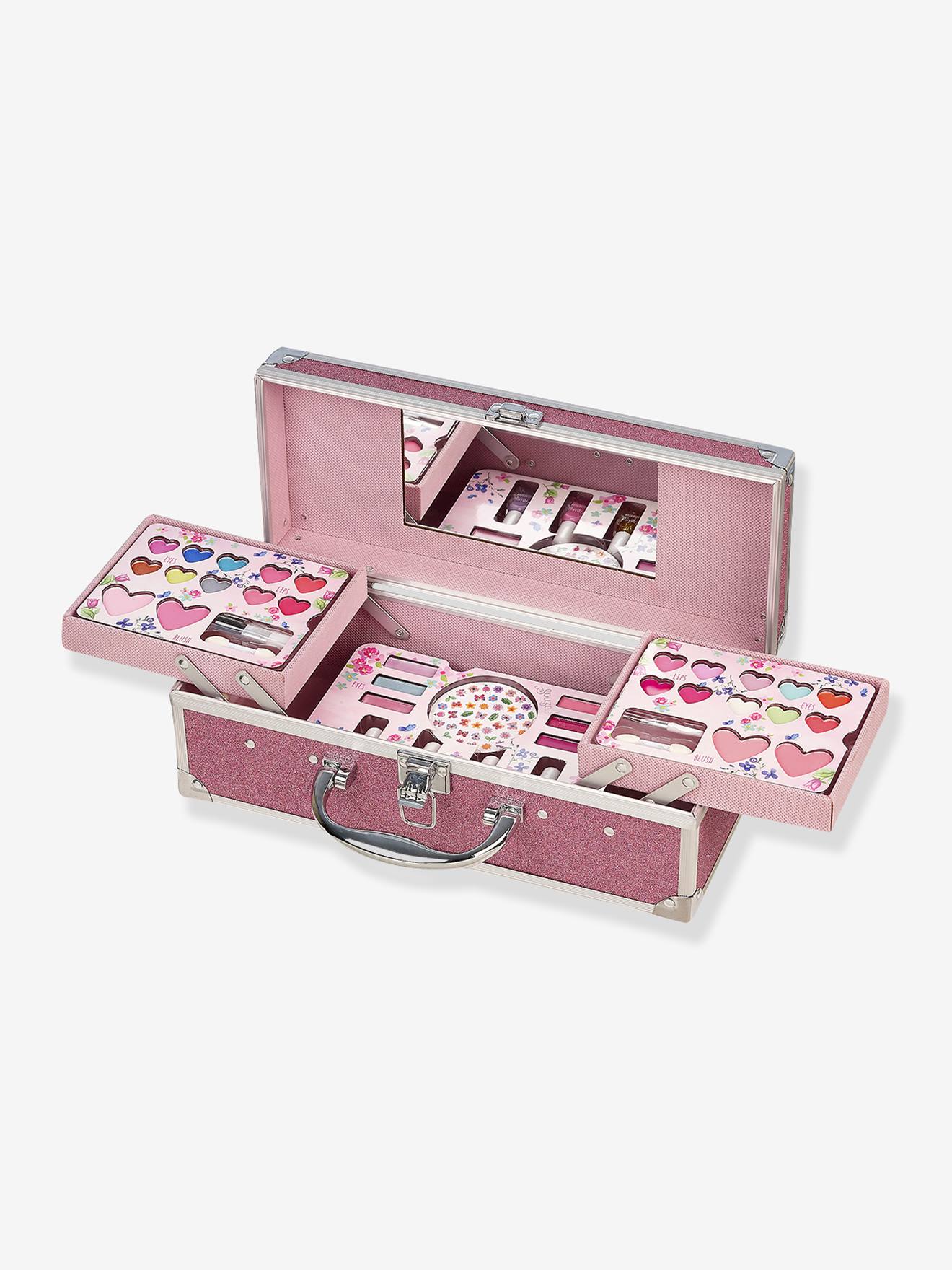 Malette de maquillage rose