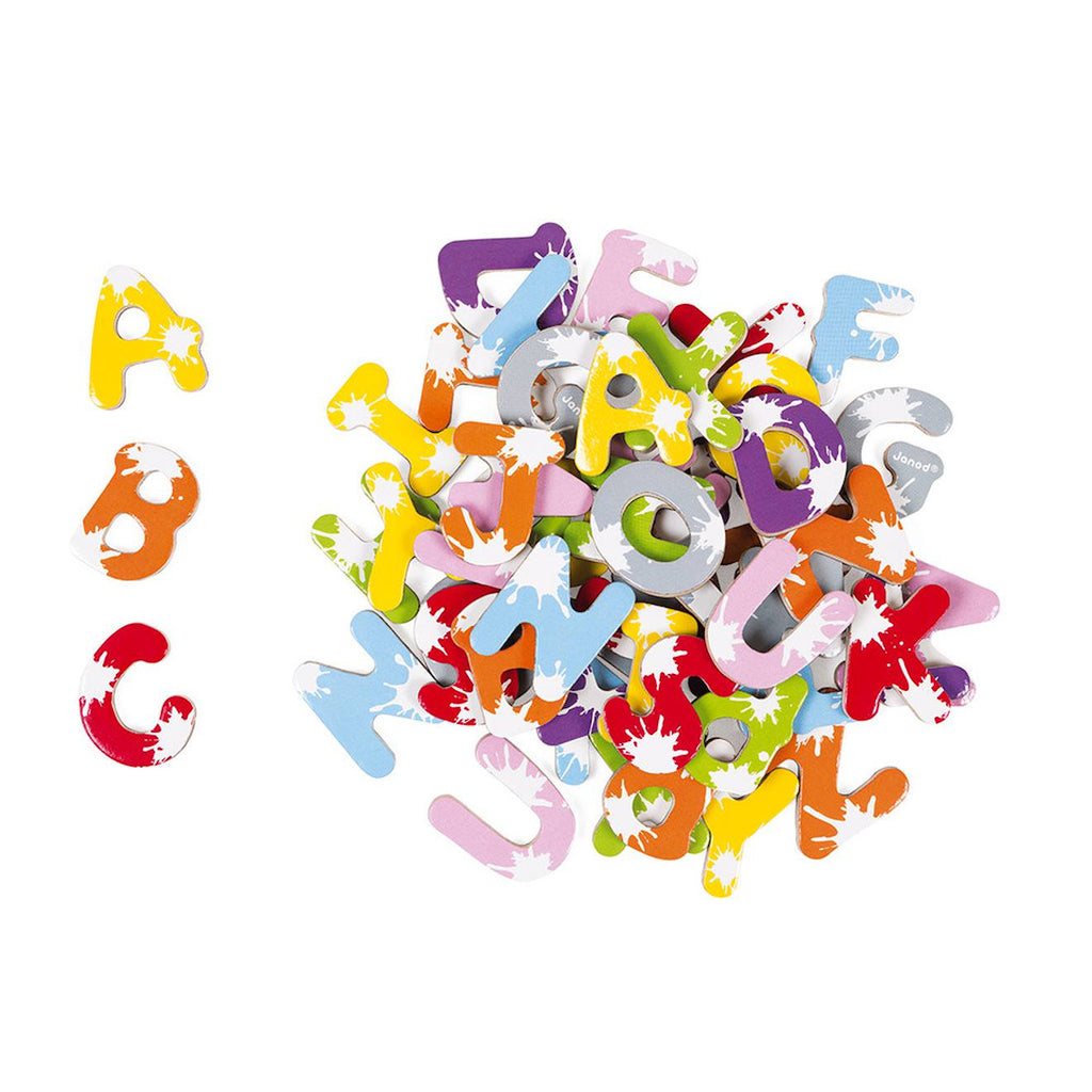 Mallette 52 lettres magnétiques splash rouge