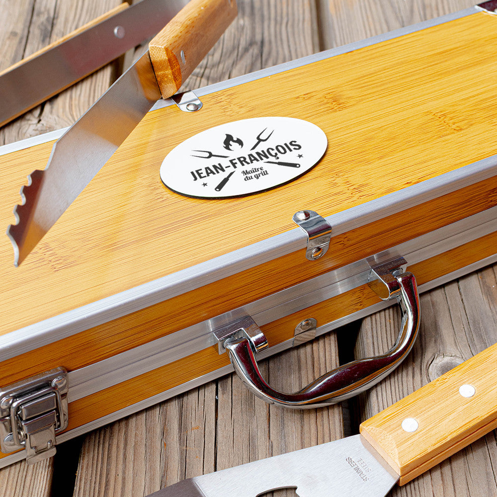 Mallette Accessoires de Barbecue Grill à Personnaliser - Accessoires Barbecue
