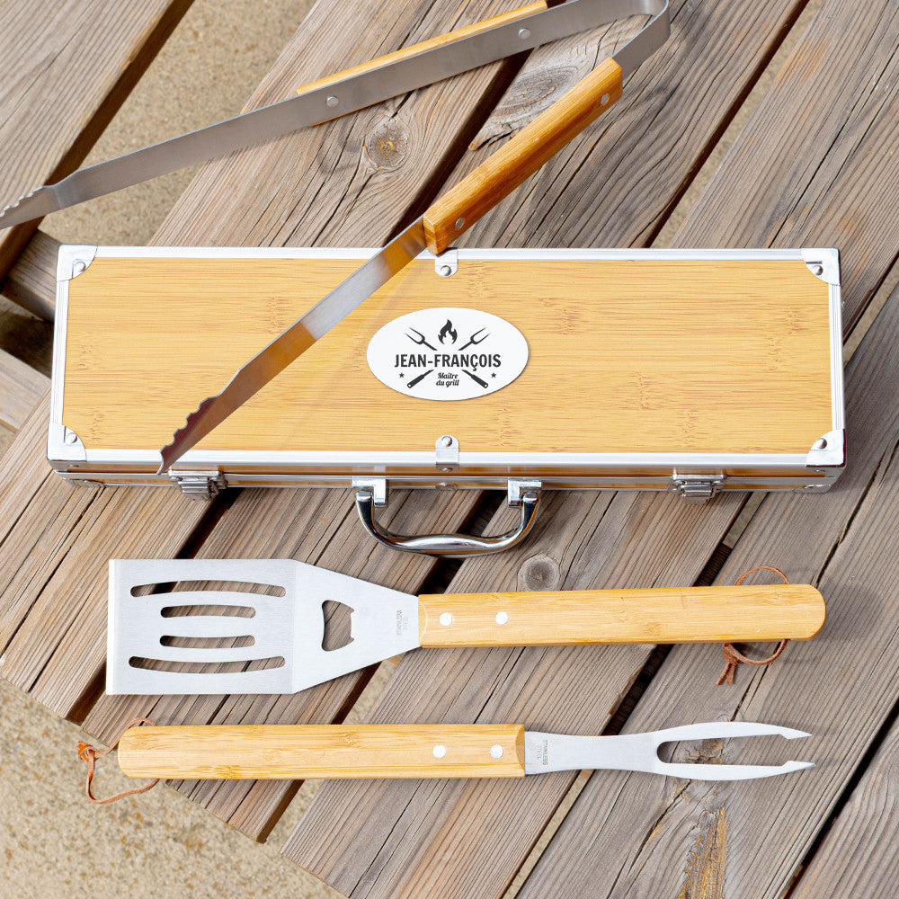 Mallette Accessoires de Barbecue Grill à Personnaliser - Accessoires Barbecue