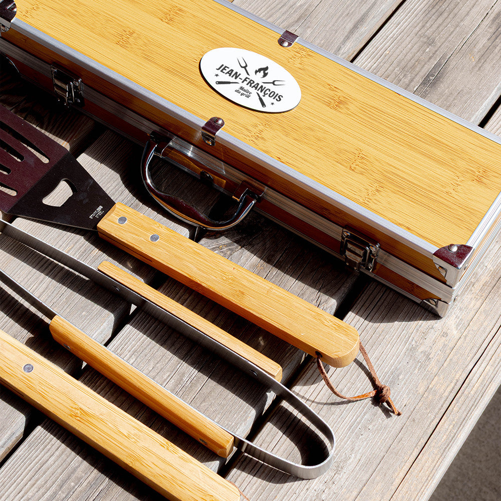 Mallette Accessoires de Barbecue Grill à Personnaliser - Accessoires Barbecue
