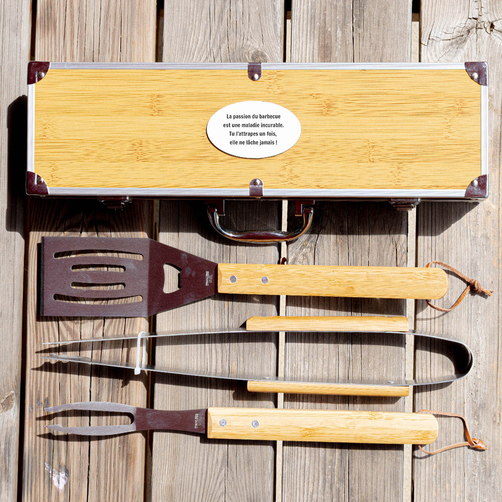 Mallette Accessoires de Barbecue à Personnaliser - Accessoires Barbecue
