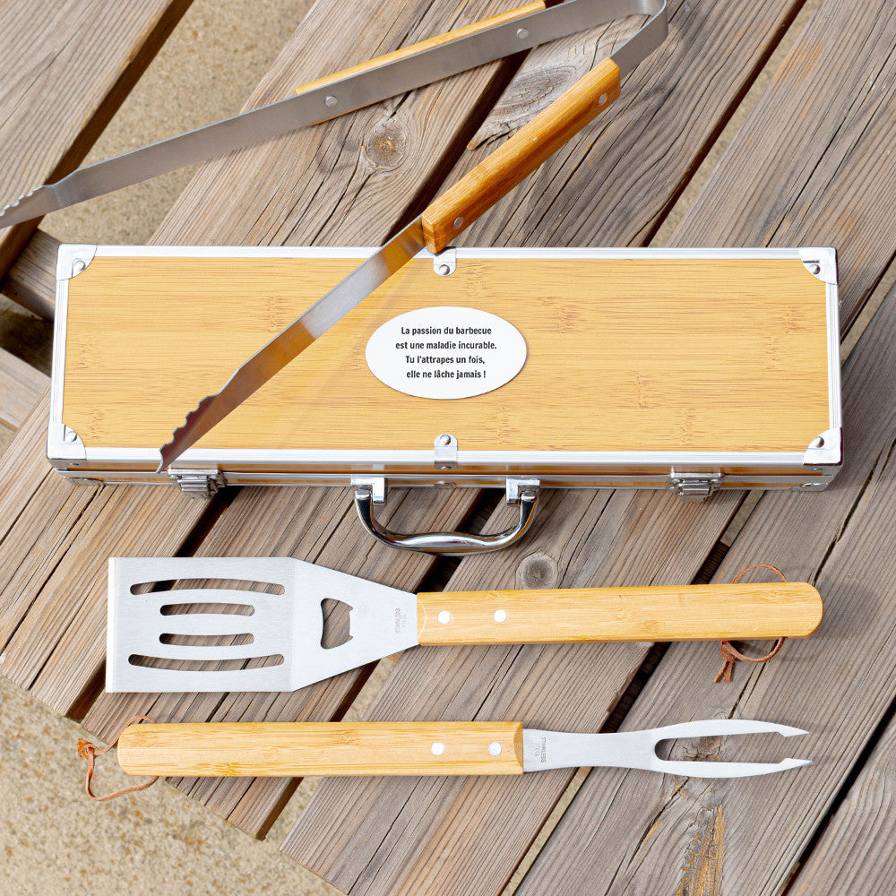 Mallette Accessoires de Barbecue à Personnaliser - Accessoires Barbecue