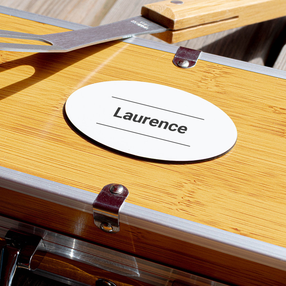 Mallette Accessoires de Barbecue Prénom à Personnaliser - Accessoires Barbecue