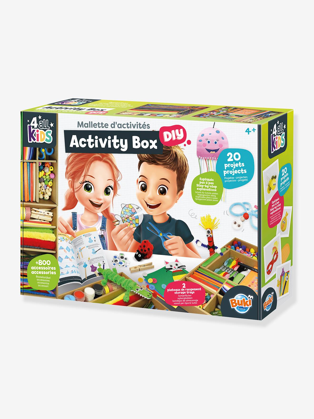 Mallette d'activités - multicolore
