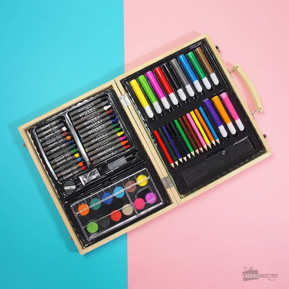 Mallette de Coloriage Fée à Personnaliser - Papeterie Originale CadoMaestro