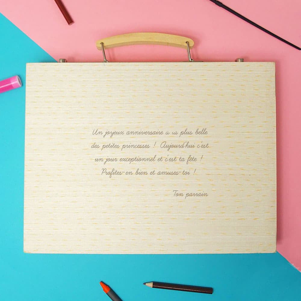 Mallette de Coloriage à Personnaliser - Papeterie Originale