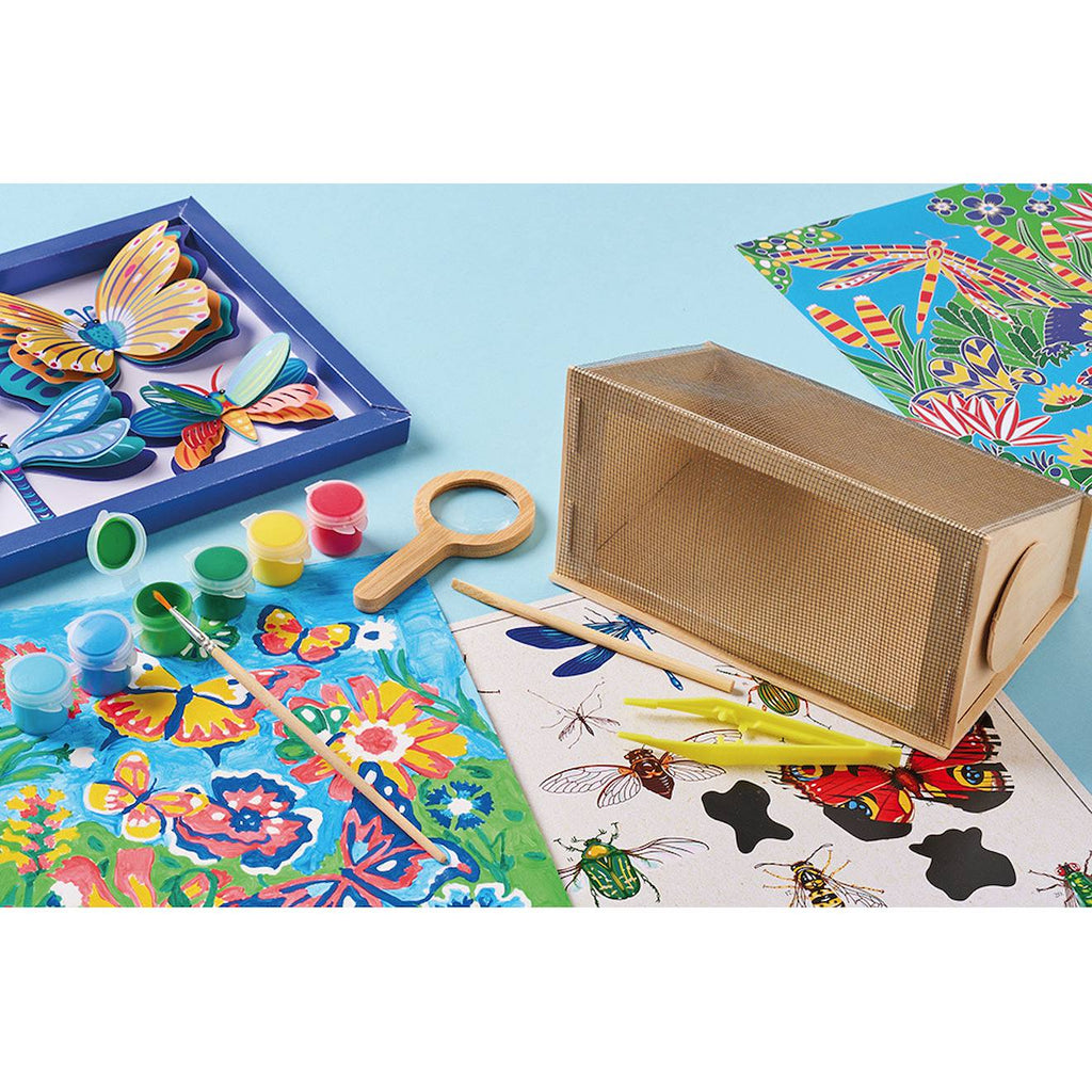 Mallette d'explorateur du jardin multicolore