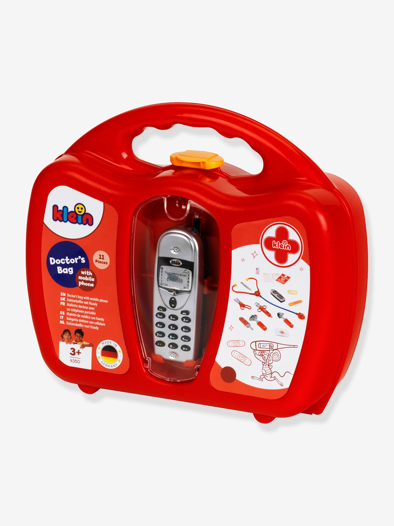 Mallette docteur avec portable multicolore