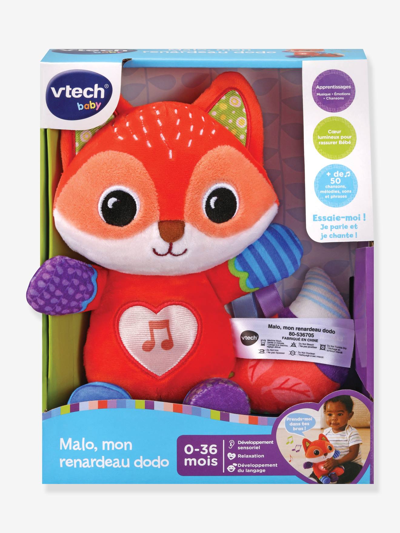 Malo mon renardeau dodo - multicolor