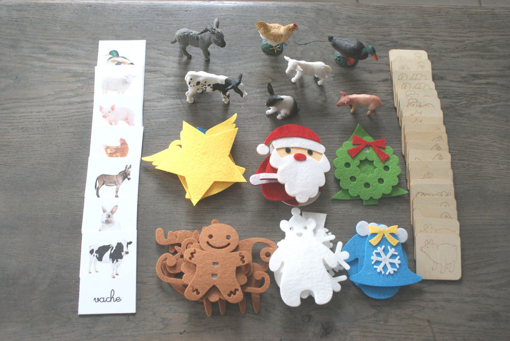 Calendrier de l'Avent MaMontessoriBox – Sapin à décorer et 24 jeux Montessori – photo 4