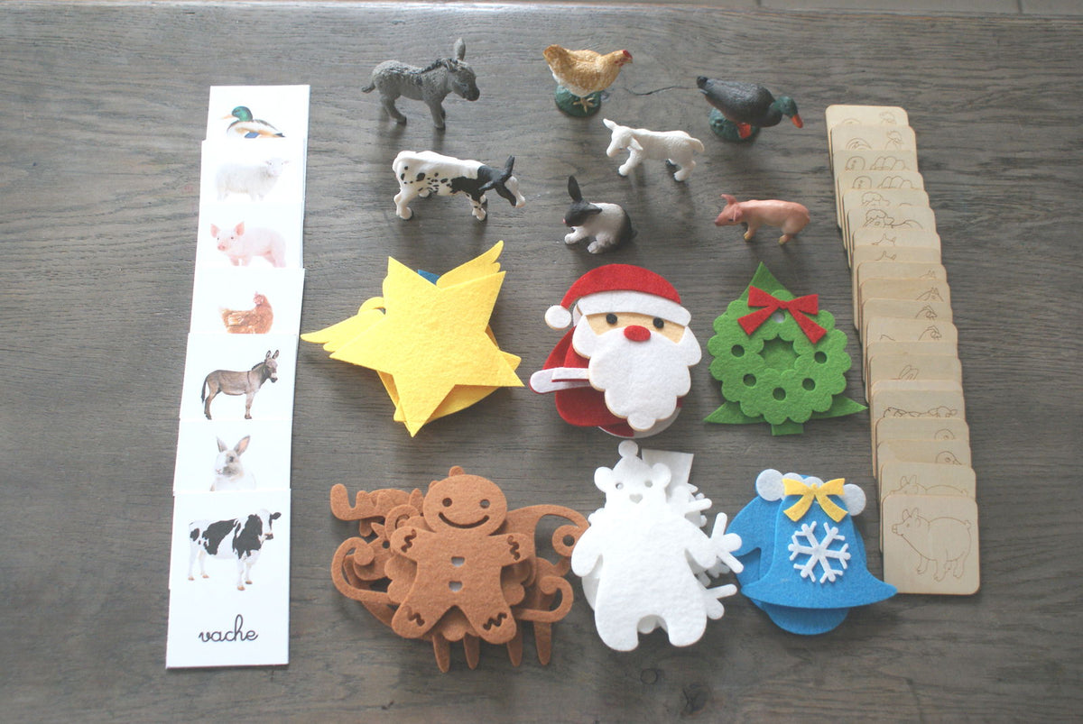 Calendrier de l'Avent MaMontessoriBox – Sapin à décorer et 24 jeux Montessori – photo 4