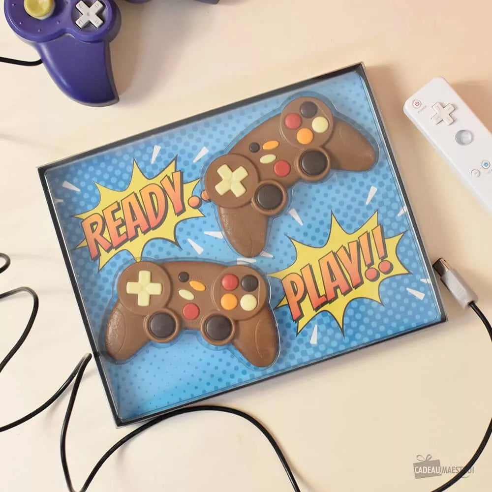 Manette de jeu en chocolat