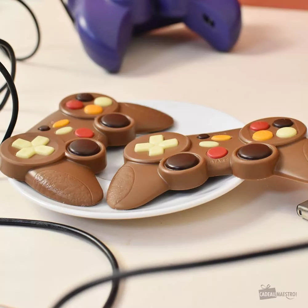 Manette de jeu en chocolat