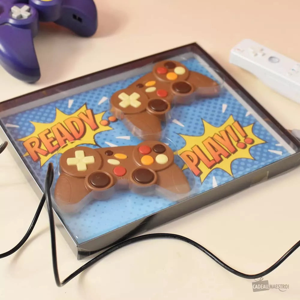 Manette de jeu en chocolat
