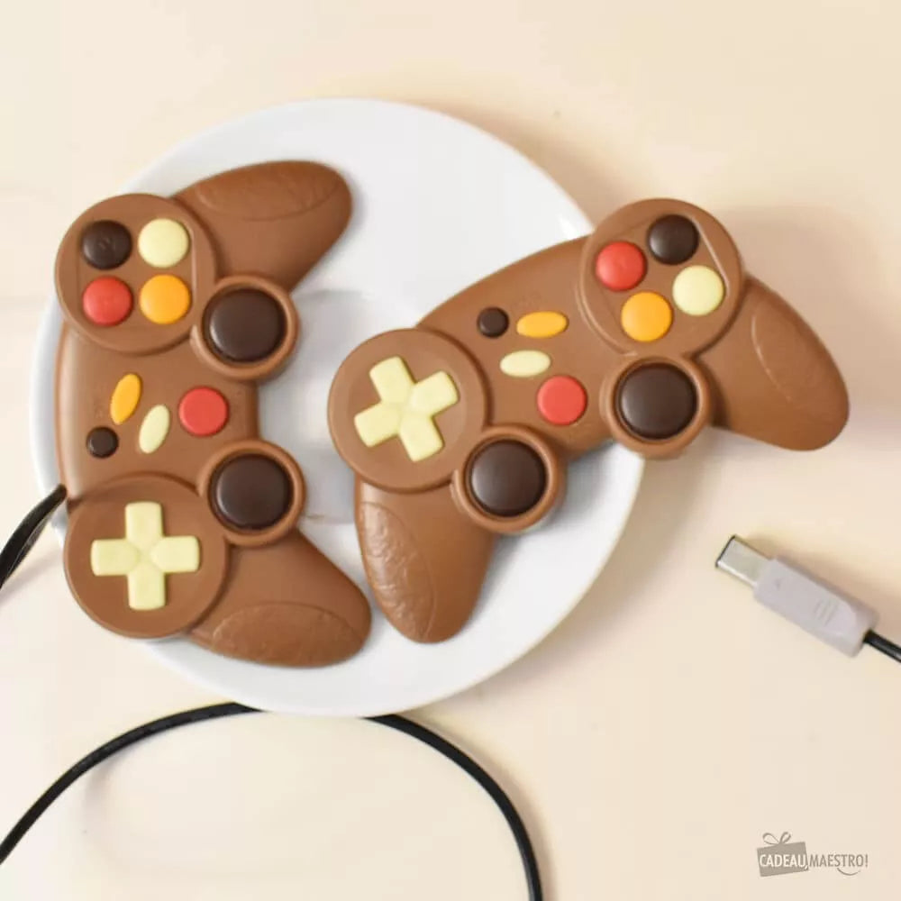 Manette de jeu en chocolat