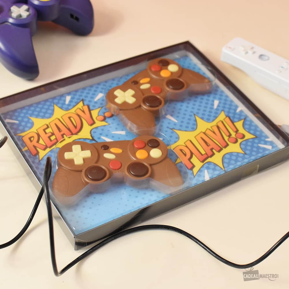 Manette de Jeu en Chocolat (x2) - Chocolats Originaux