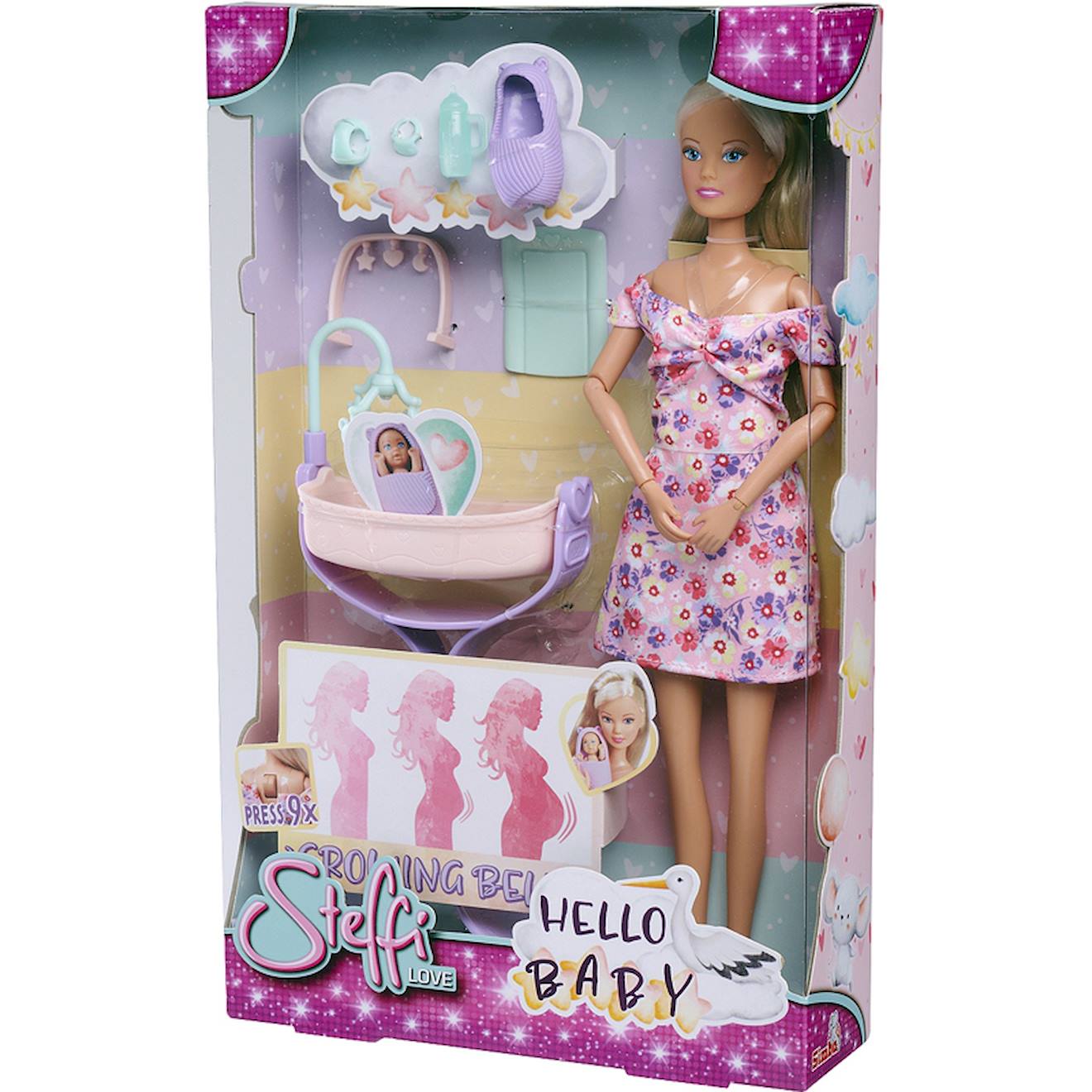 Mannequin steffi love future maman multicolore