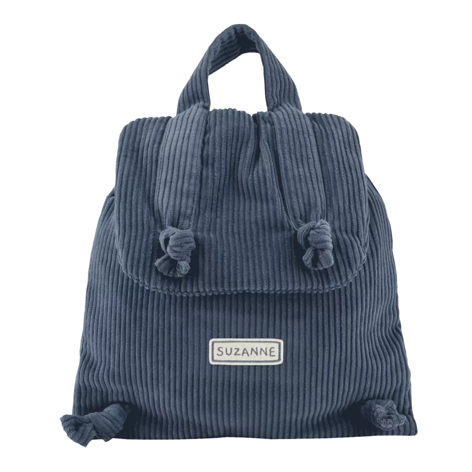 Sac à dos velours personnalisable Marceau – Petit Picotin