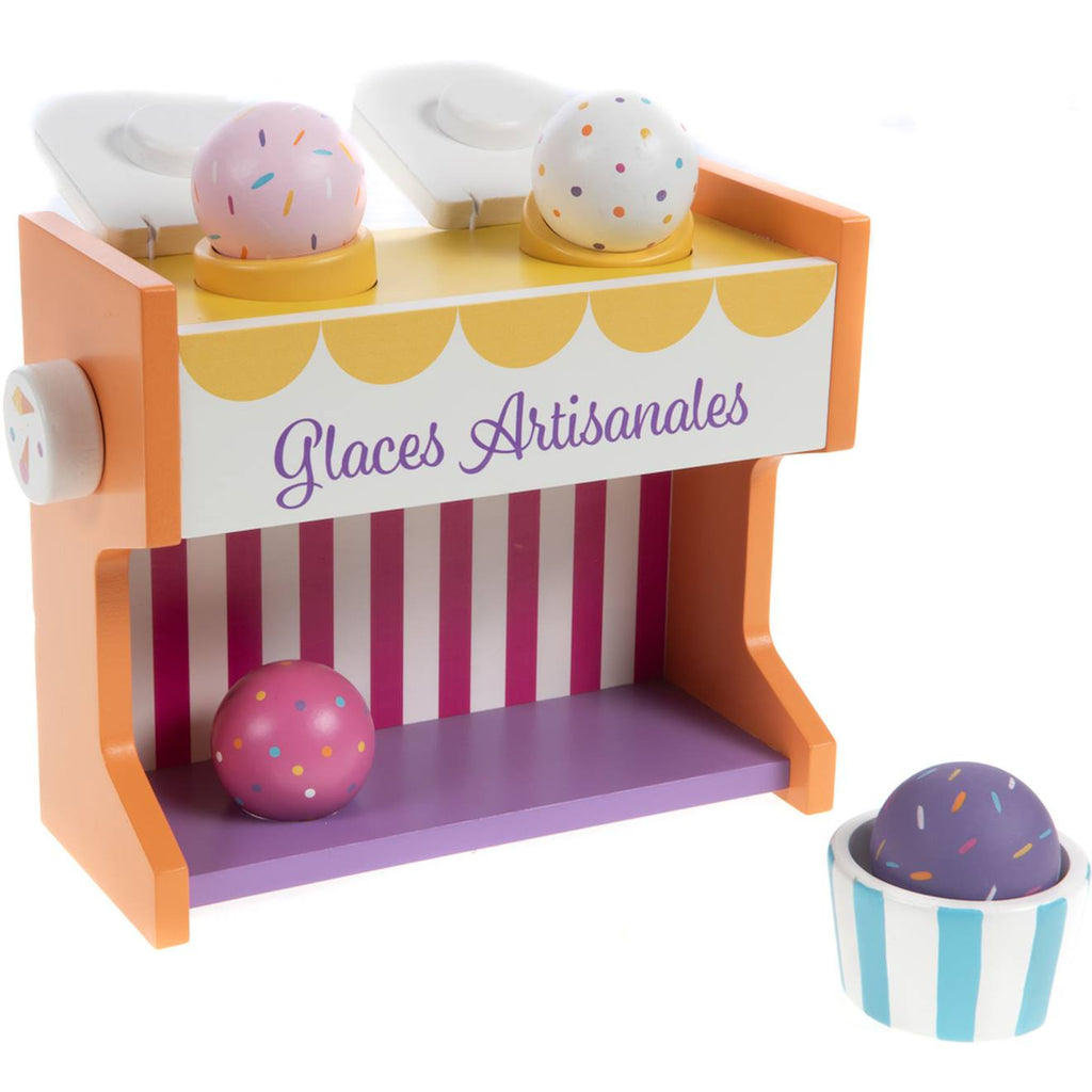 Marchande de glaces multicolore