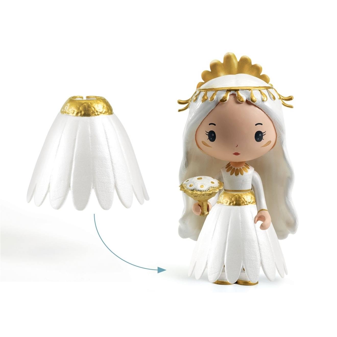 Marguerite & léopold - figurines tinyly multicolore