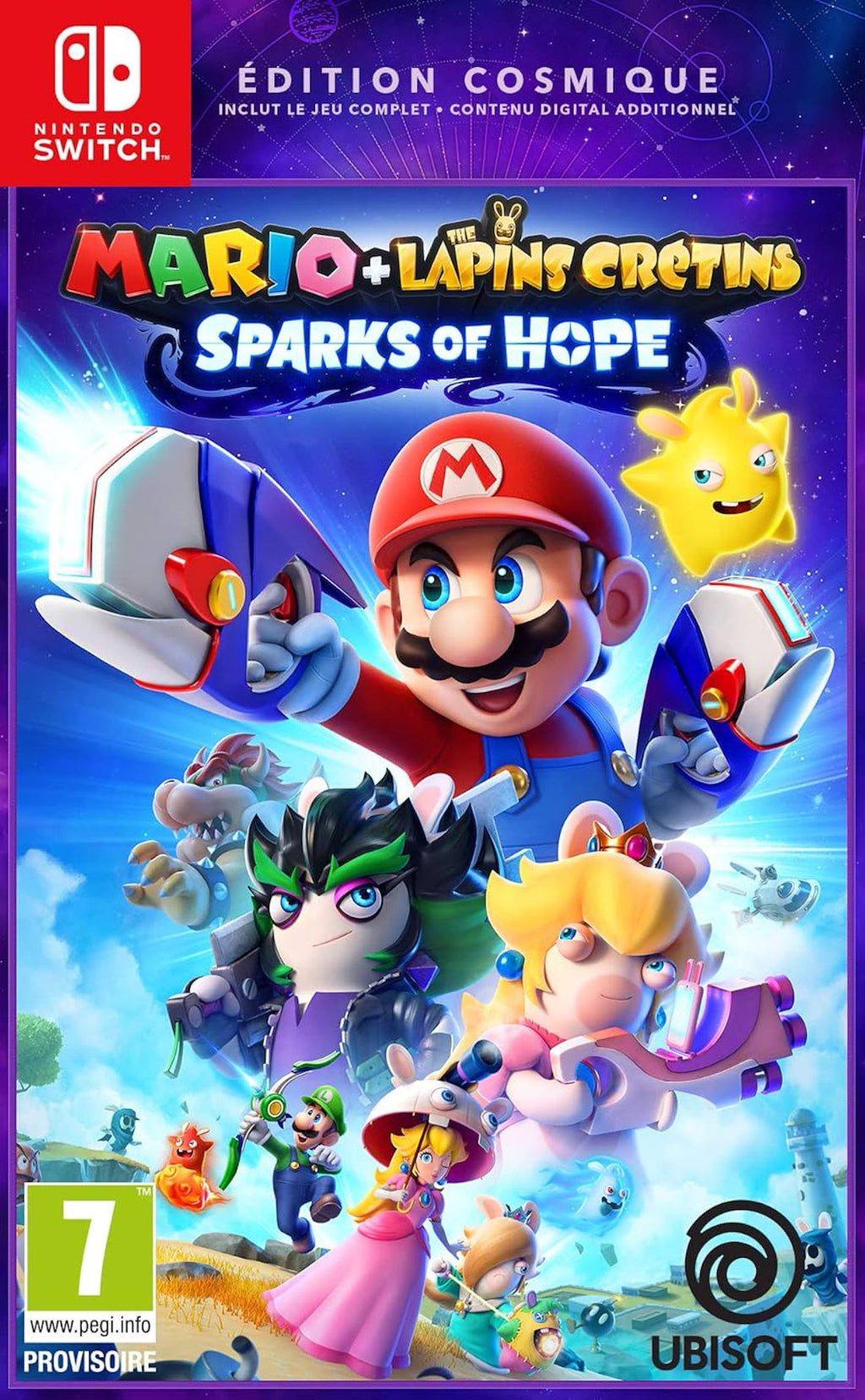 Mario et lapins cretins sparks of hope cosmic edition nintendo switch multicolore