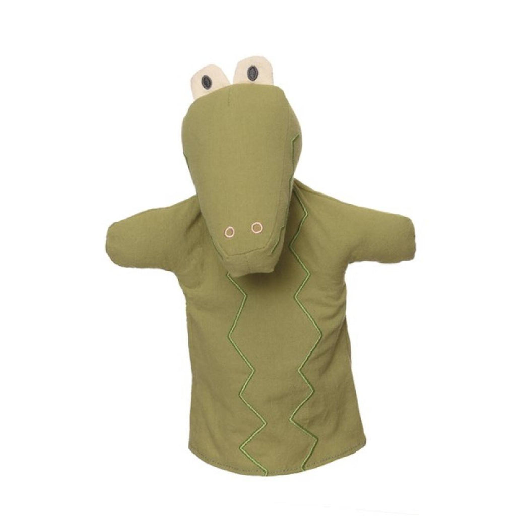 Marionnette croco vert