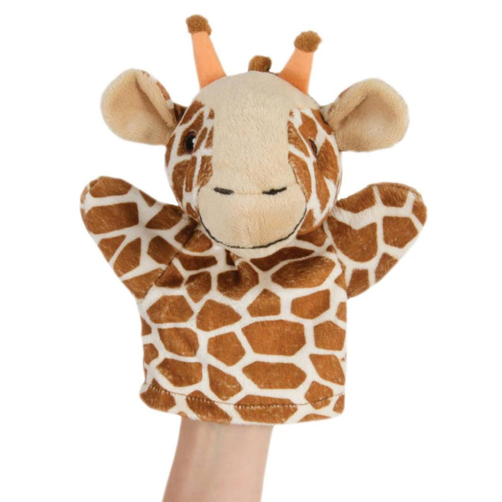 Marionnette girafe marron