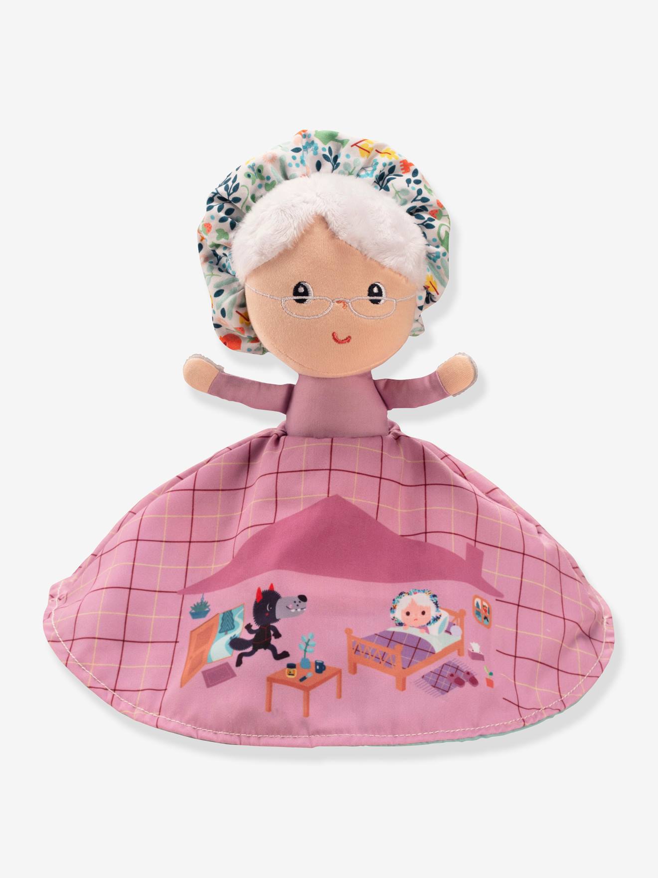 Marionnette réversible chaperon rouge - s multicolore