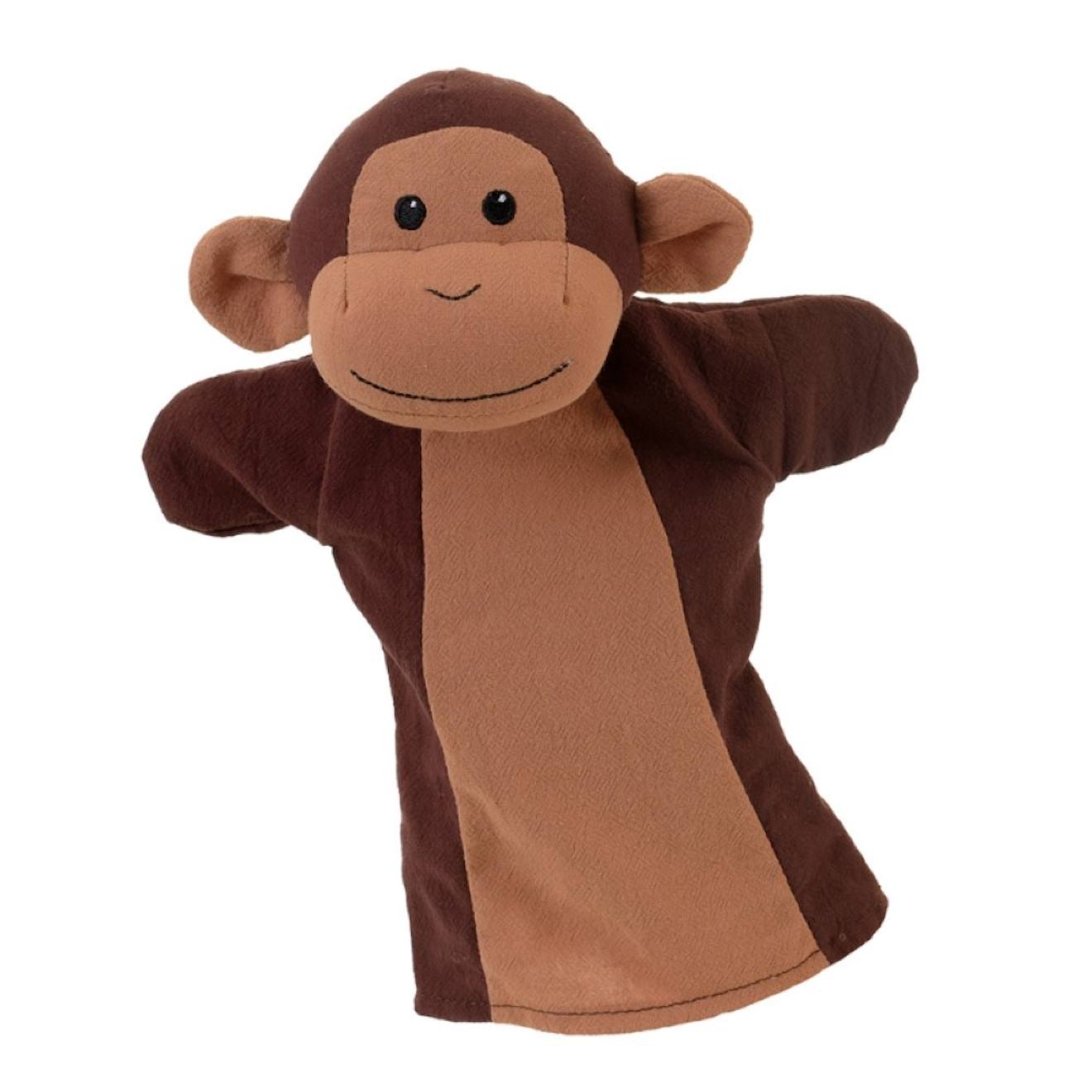 Marionnette singe marron