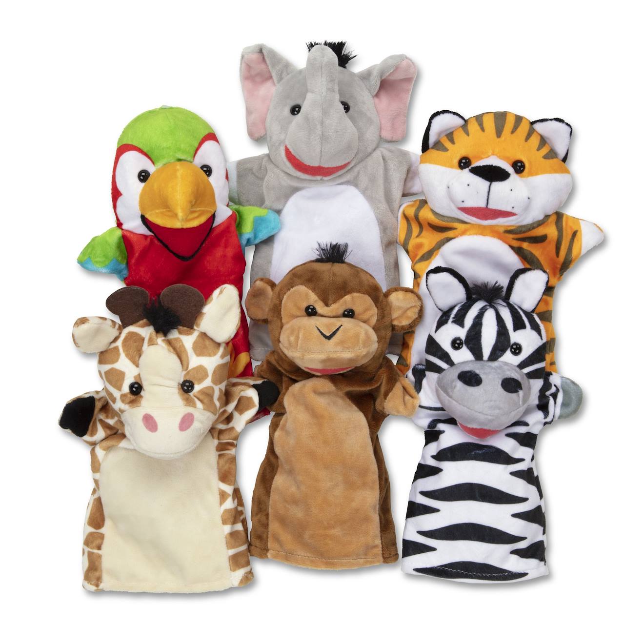 Marionnettes safari rouge