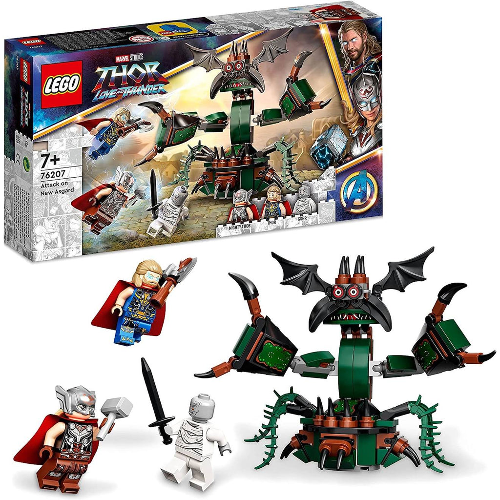 Marvel attaque sur le nouvel asgard 76207 multicolore