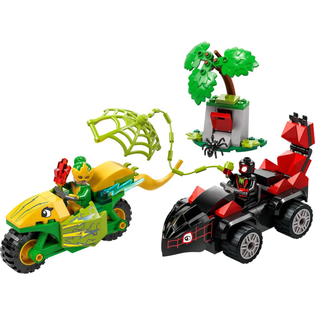 Marvel course-poursuite entre spin et electro en dino-véhicules 11198 multicolore