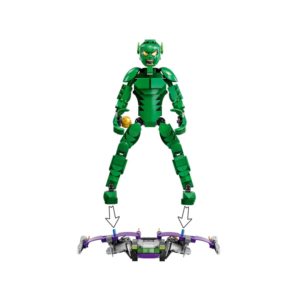 Marvel figurine du bouffon vert à construire 76284 multicolore