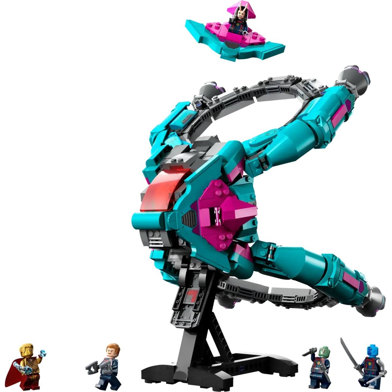 Marvel le nouveau vaisseau des gardiens 76255 multicolore