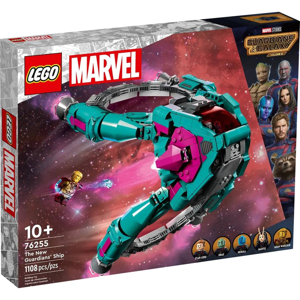 Marvel le nouveau vaisseau des gardiens 76255 multicolore