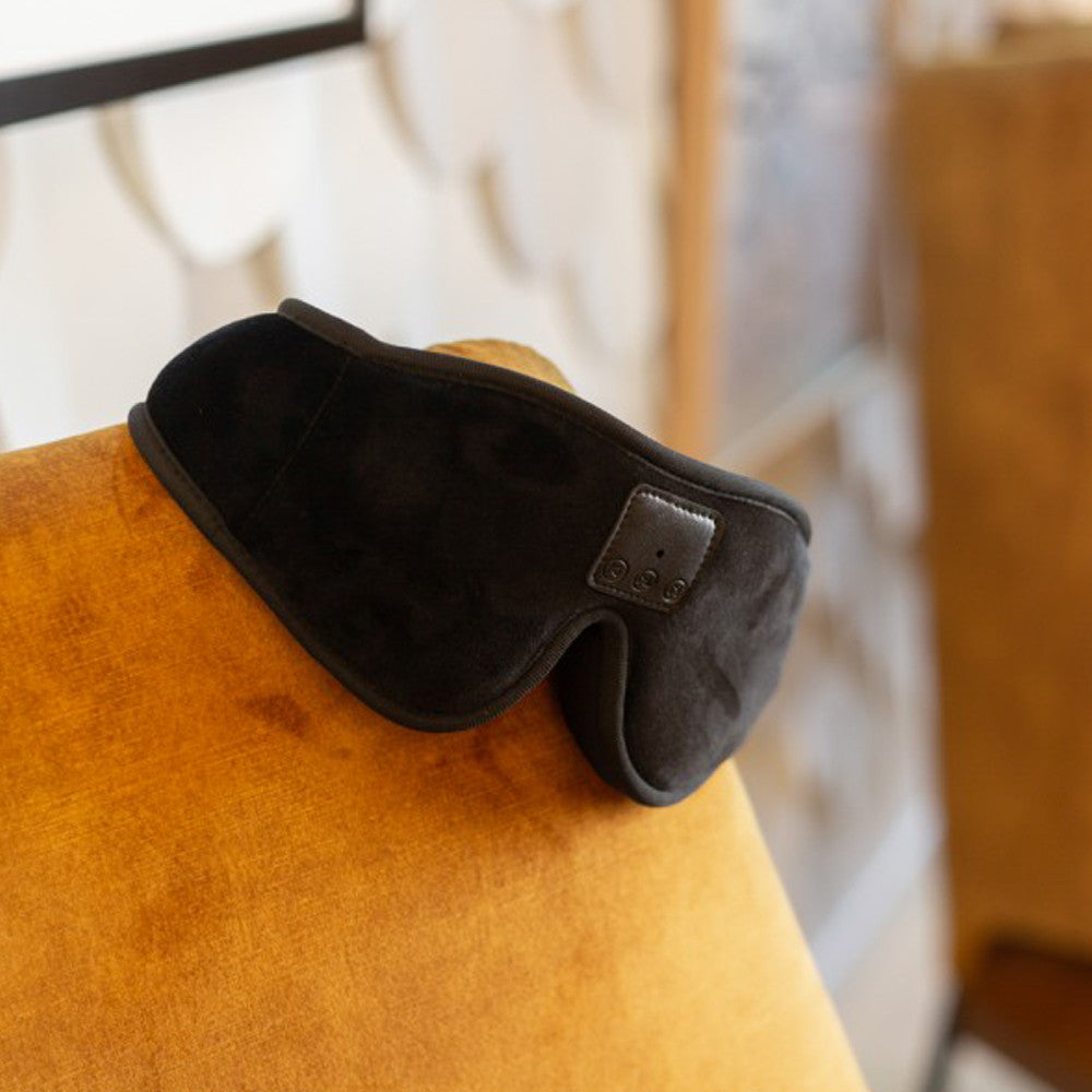 Masque de Sommeil Bluetooth avec Bruits Blancs - Anti-Stress