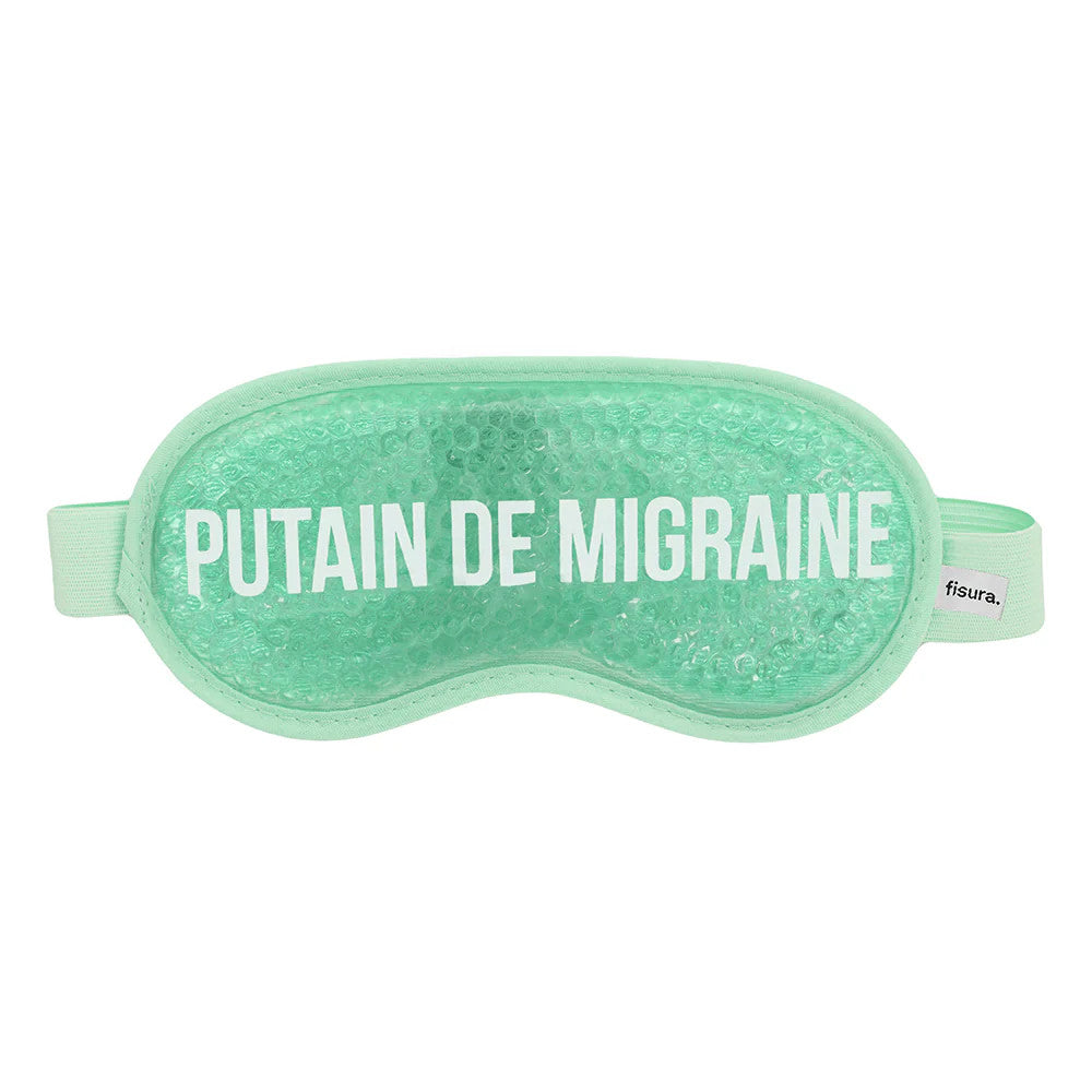 Masque avec Gel Apaisant "Putain de Migraine" - Cadeau Bien-Etre