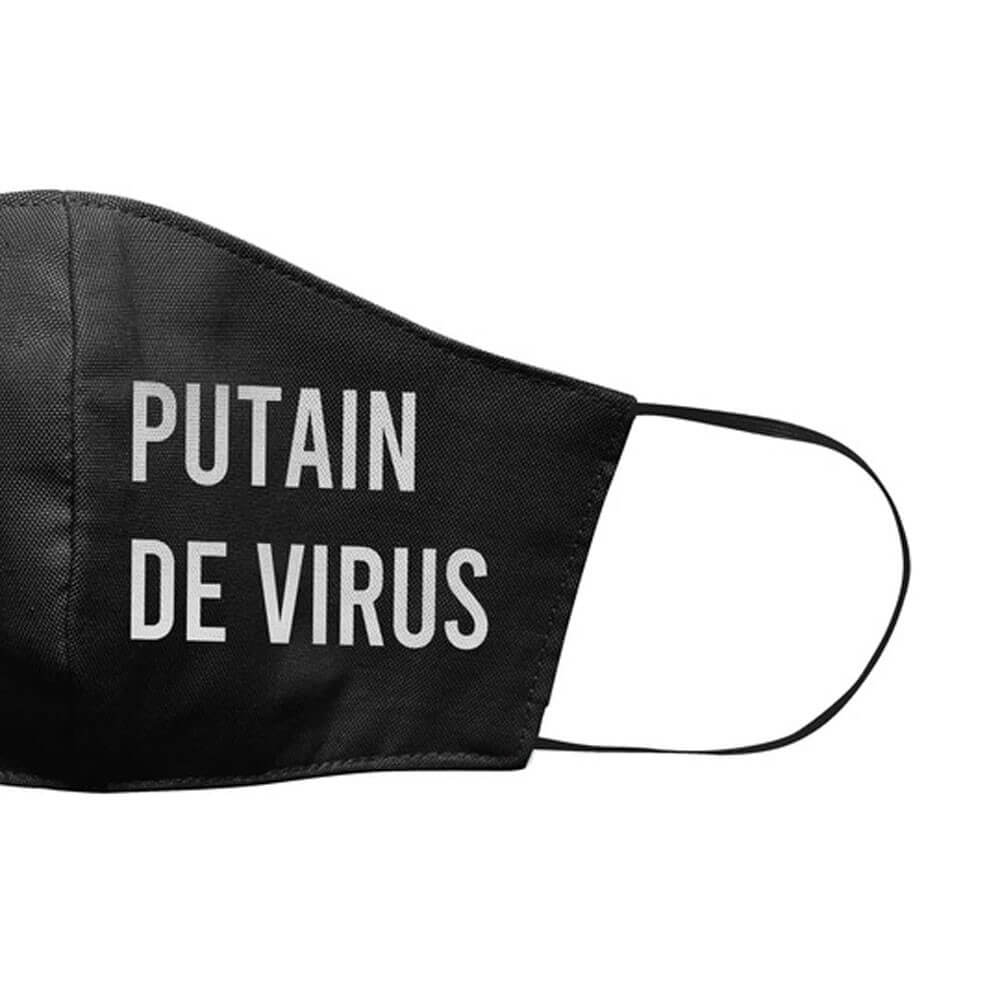 Masque "Putain de Virus" Lavable - Mode Fisura