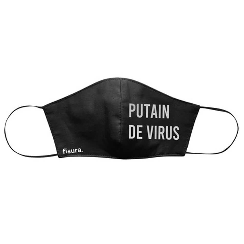 Masque "Putain de Virus" Lavable - Mode Fisura