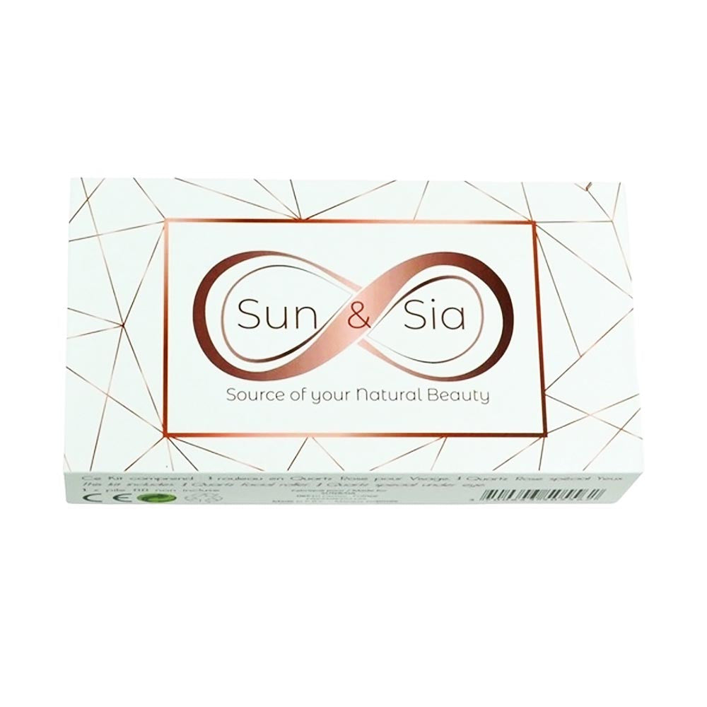 Masseur Visage Electrique Quartz Rose - Accessoires de Massage