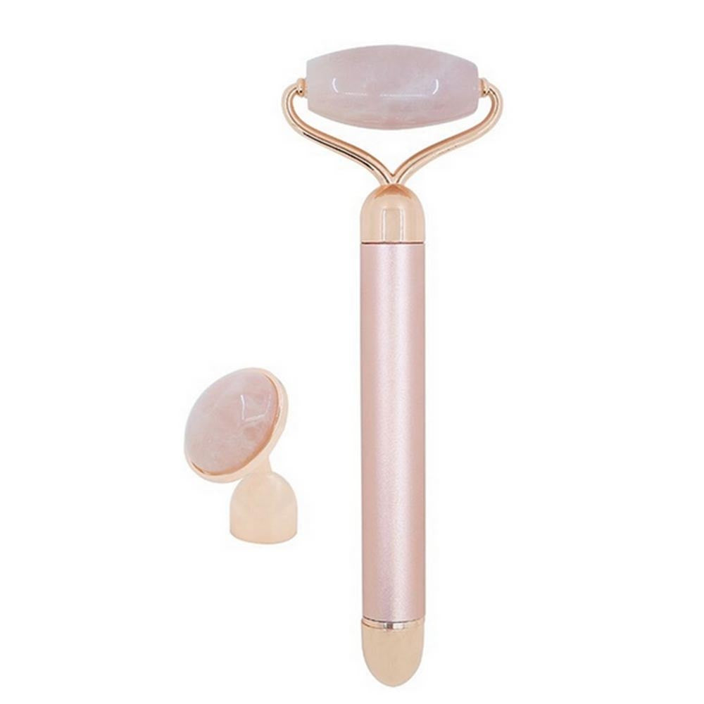 Masseur Visage Electrique Quartz Rose - Accessoires de Massage