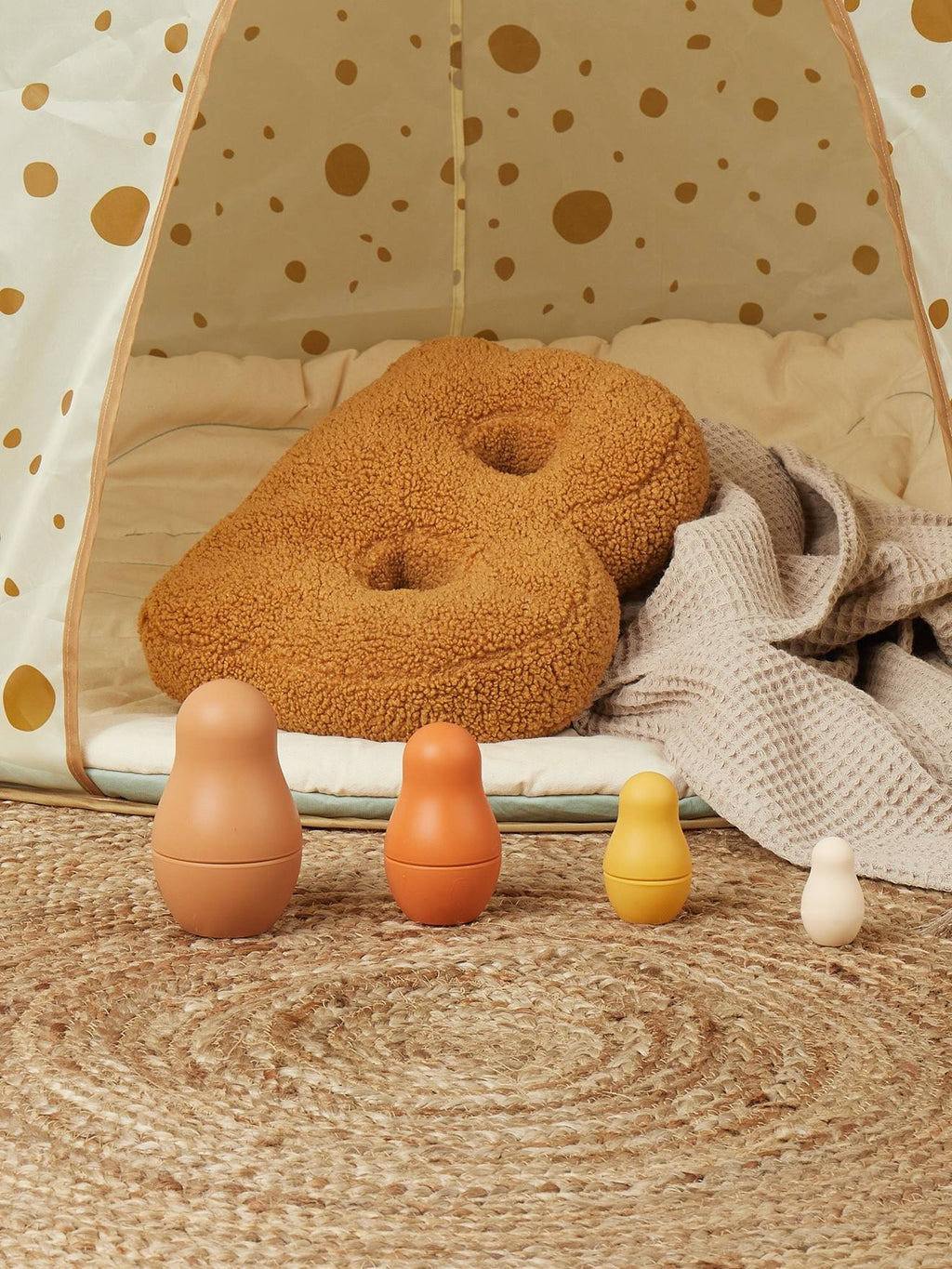 Matriochka en silicone - jouet de bain chocolate bliss